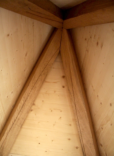 Structure du toit et voligeage en panneaux 3 plis