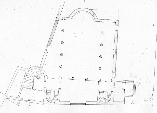Plan de l’Oratoire, dessin de Brocher, 1833, (CIG)