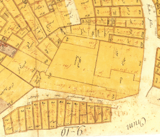 Plan Billon, détail planche 9-10, 1726 -1728