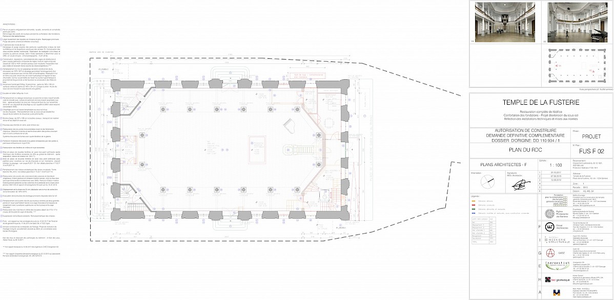 Plan du rez-de-chaussée. Provenance Atelier Féroé