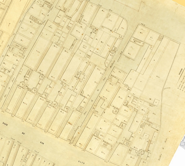 Plan Céard 1837 - 1940, provenance SITG