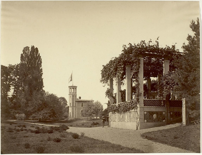 Façade sud-ouest, photo de 1900 © Centre d'iconographie Genève