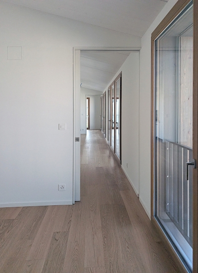 Enfilade de l'appartement 4 pièces