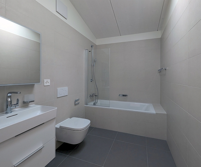 Salle de bain de l'appartement 5 pièces